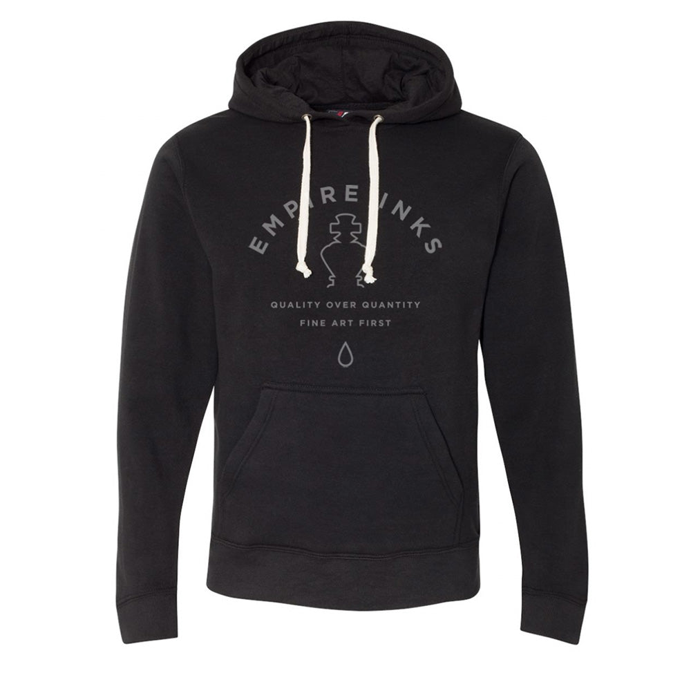 Ink Drop Black Hoodie