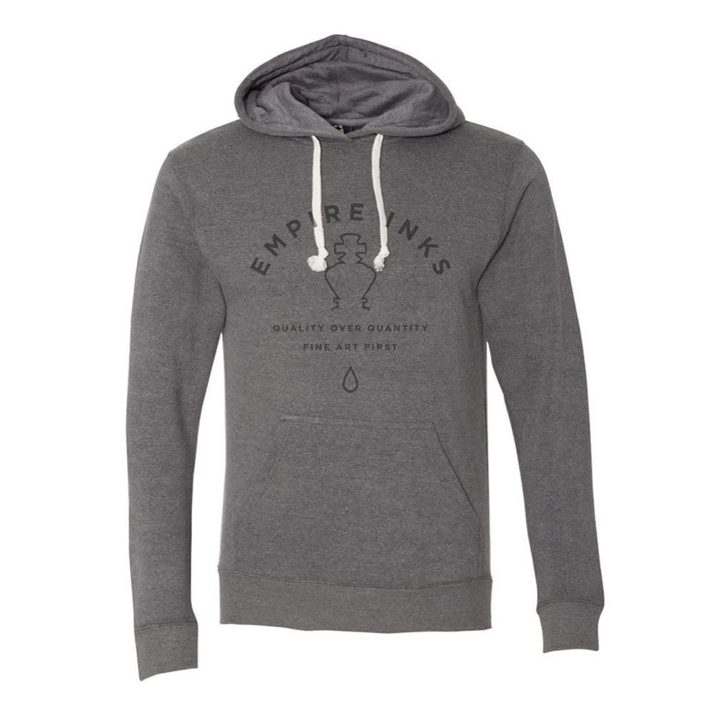 Ink Drop Grey Hoodie