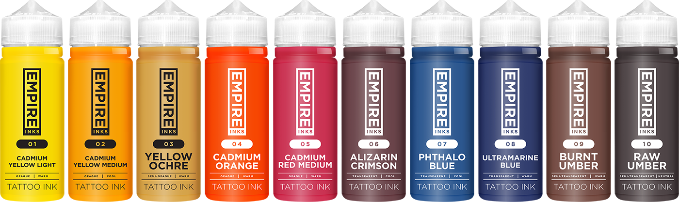 EMPIRE タトゥーインク セット 10色 Empire Inks Color Set